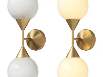 Soho Home Spindle Wall Sconce 3D model