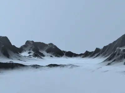 Snow Mountain 3D model
