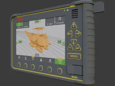 Leica MC1 Gps System 3D model