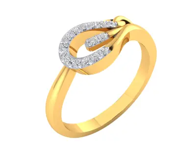 Women Ring Render 3dm STL MTL OBJ FBX Details 3D print model order