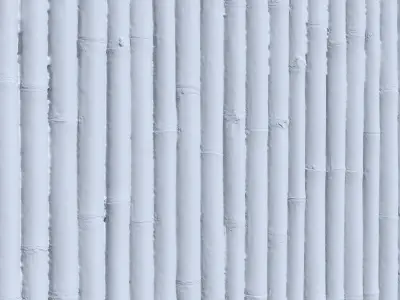 Ultra realistic Bamboo Fence 3D model