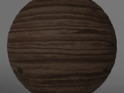 Free Seamless PBR Wood - Dark 001 Texture