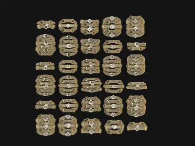 30 rings bueatiful light weight Fusion rings 3D print model