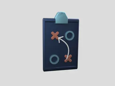 3D app web Icon Low-poly 3D model-18 Low-poly 3D model
