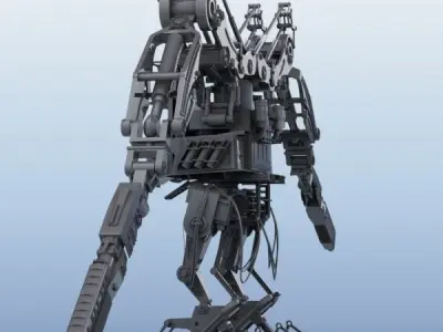 Robot 02 3D model