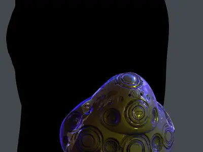 Gas mask helmet 3d model scifi Low-poly Low-poly 3D model Low-poly 3D model 86