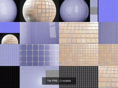 Tile PBR disco ball Texture