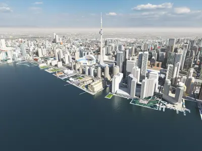 Toronto City Canada 3D model