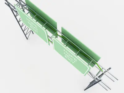 Highway Sign 3D model