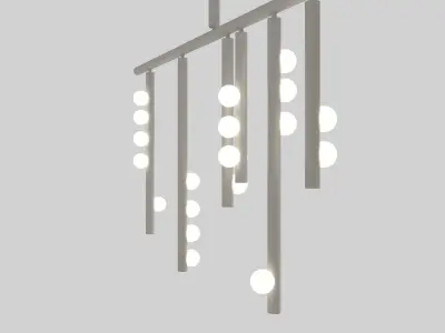  Drop System Chandelier 3D model