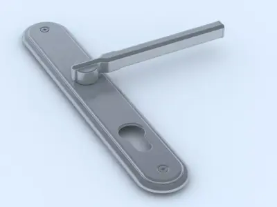 Door handle 3D model shop