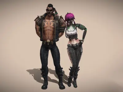 Wastedland Raiders 3D model