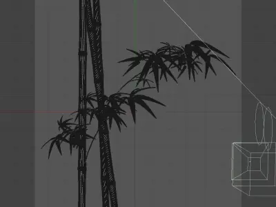 Sports Bamboo Forest 3D model