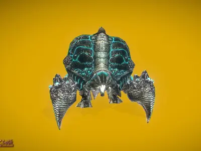 Aliens Ironclad Low-poly 3D model