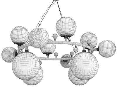 Arteriors Troon Round Chandelier Low-poly 3D model