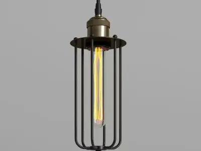 Hanging  lamp LOFT HOUSE P-126 3D model