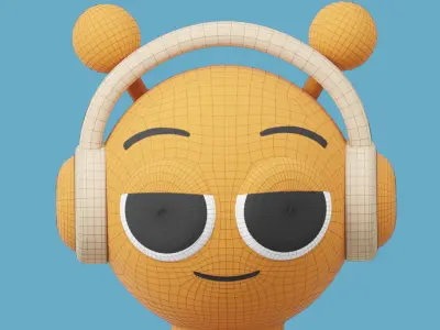 Orange - Sprunki 3D model