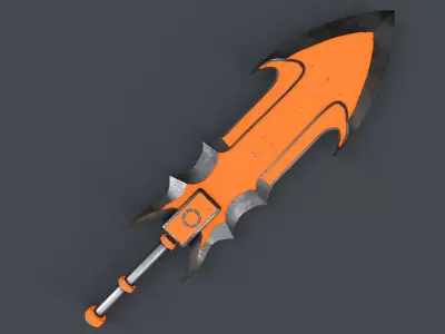Sci-Fi Sword V4 - 06 Low-poly 3D model