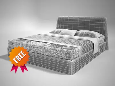 Bed LOV Desiree FBDE01 Free 3D model