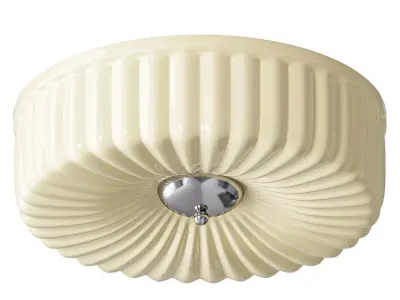 Cream Kranos Ceiling Light 3D model