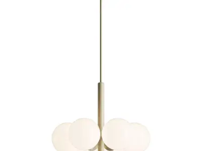 Opaline Chandelier by Kaiser Leuchten 3D model