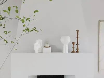 Stockholm Interior scene 3D model