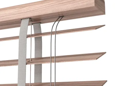 Wooden Blinds Set 33 3D model