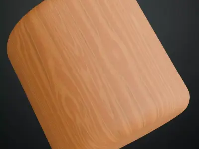 Modern Blue Stained Wood Geometric Mosaic PBR Seamless Texture