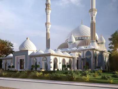 mosque 3D model
