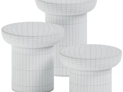 Coffee Tables Dombak by Phase Design 3D model