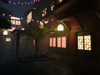 Fantasy Town Vol 1 For Unreal And Unity Low-poly 3D model