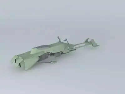 Star Wars  Speeder Bike 3D model