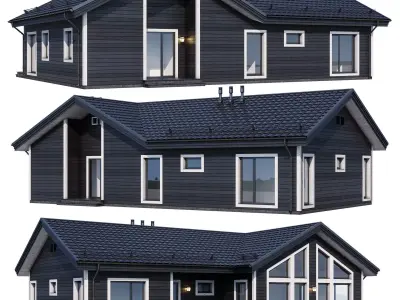 Modern house v81 3D model