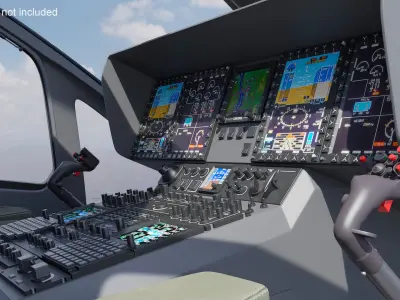  Utility Helicopter Cockpit 