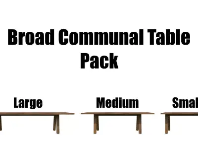 Broad Communal Table Pack