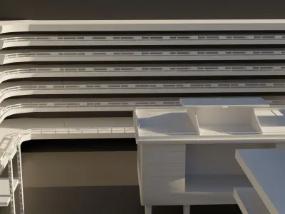 pack Furniture for monsters  exhibition etc  3D model