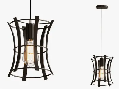 LOFT MEDIEVAL TORCH PENDANT 3D model