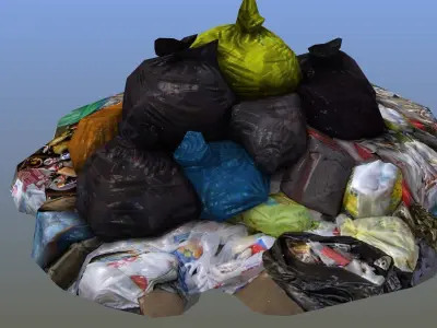 Trash Pile 3D model