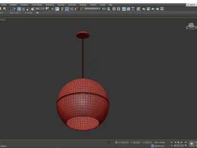 Lucas Pendant Light Low-poly 3D model