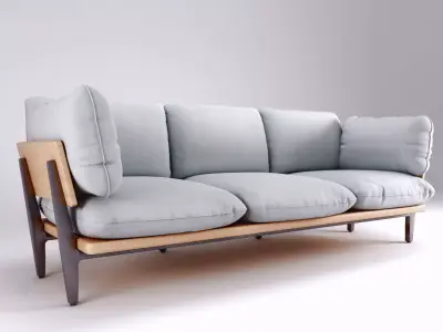 Floyd sofa 3D model Free 3D model