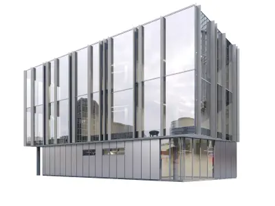 Office building Biurowiec v1 3D model