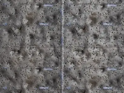 Smooth Pale Matte Surface with Scratches PBR Seamless Texture