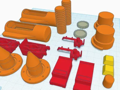 Star Wars At-At  Helmet Greeblies 3D print model