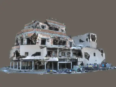  Abandoned Destroyed Building Mega Pack 