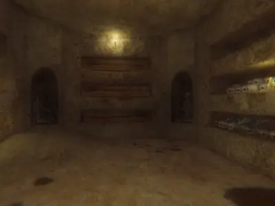 Catacombs Modular Low-poly 3D model