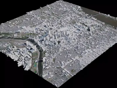 Philadelphia - USA 3D model