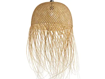 Creative Bamboo Pendant Lights 3D model