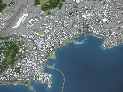 Panama Low-poly 3D model