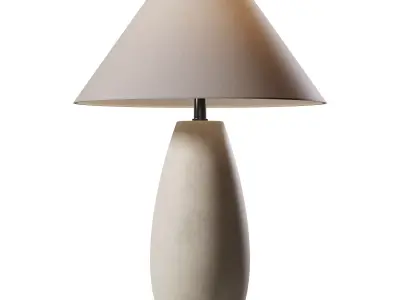 Scatchard Ceramic Table Lamp 3D model