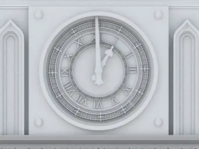 Clock Tower 3D Model 3D model